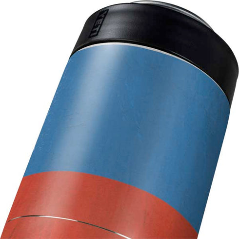 Russian Flag Distressed Yeti Colster Can Insulator  Skin